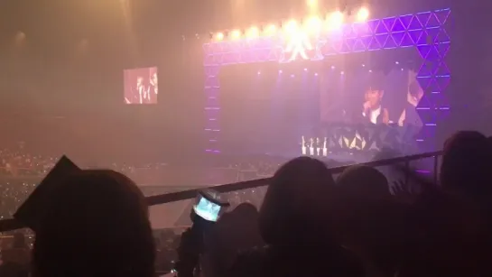 [Fancam][18.06.2017] Monbebe sang the chorus of White love @ The 1st World Tour: Beautiful in Seoul D-2