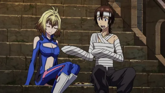 [AniDub] 17 серия [BDRip] - Перепутье Анж / Cross Ange