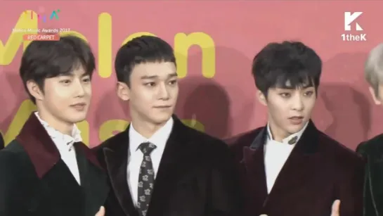 171202 EXO Red Carpet на Melon Music Awards 2017