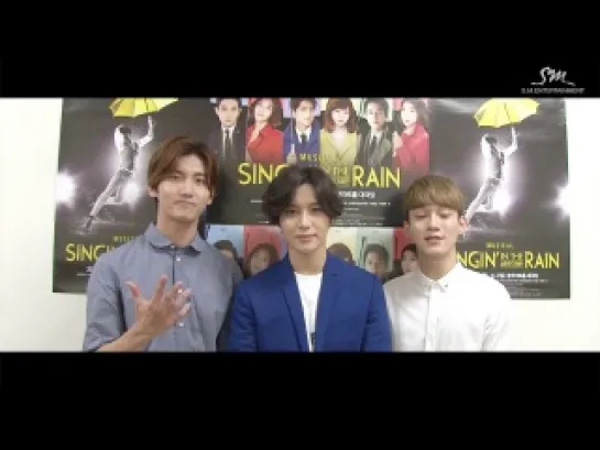 140704 EXO Chen @ Supportive message to the musical 'SINGIN' IN THE RAIN'