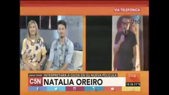 Natalia Oreiro . Entrevista en Viva la tarde (03.04.2016)