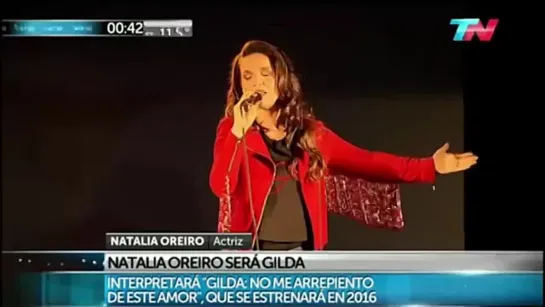 Natalia Oreiro interpretará a Gilda en la película sobre su vida