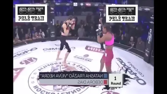 Jungle Fight 80 - Natasha Frazão _“Viuva Negra_“ vs Debora Dias