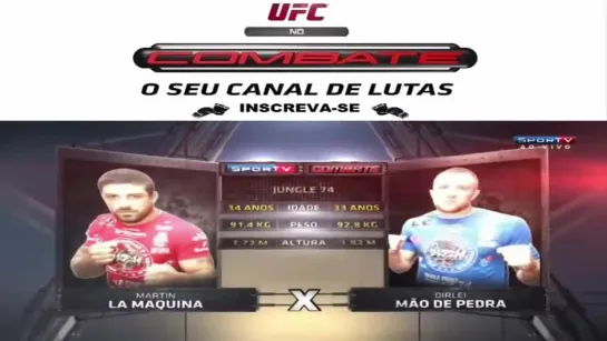 Jungle Fight 74 - Martin La Maquina Vs Dirlei Mão De Pedra