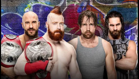 [#My1] Seth Rollins  Dean Ambrose Get Physical With Cesaro  Sheamus at SummerSlam Kickoff Event