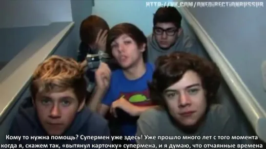 One Direction-video diary week 9 [RUS SUB]