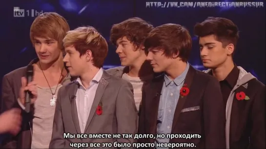 One Direction - The X Factor 2010 Live Show 6 - The Way You Look Tonight [RUS SUB]