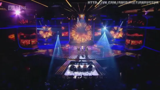 One Direction - The X-Factor 2010 Live Show 1 - Viva La Vida [RUS SUB]