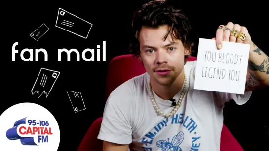 Harry Styles Answers Fan Questions About Fine Line ¦ Fan Mail ¦ Capital [RUS SUB]