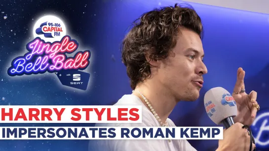 Harry Styles impersonates Roman Kemp ¦ Capital`s Jingle Bell Ball [RUS SUB]