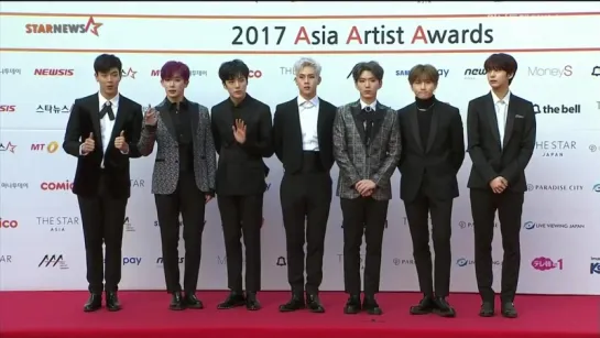 [VK][15.11.2017] MONSTA X Red Carpet CUT @ 2017 Asia Artist Awards (AAA)