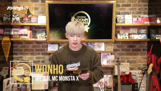 [VK][13.01.2017] MONSTA X's Wonho: 3 Days Left to Vote in Soompi Awards