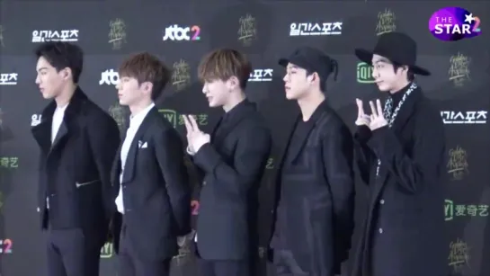 [RAW|VK][20.01.2016] Monsta X Golden Disk Awards Red Carpet @TheSTAR