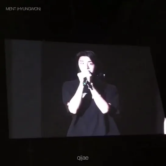 [Fancam][22.06.2019] The 3rd World Tour "WE ARE HERE" in Kuala Lumpur - Ending Ment (Hyungwon focus)