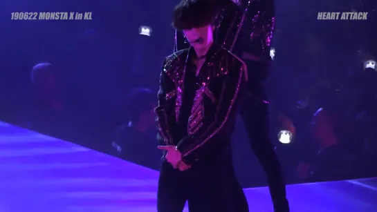 [Fancam][22.06.2019] The 3rd World Tour "WE ARE HERE" in Kuala Lumpur - PLAY IT COOL (Minhyuk focus)