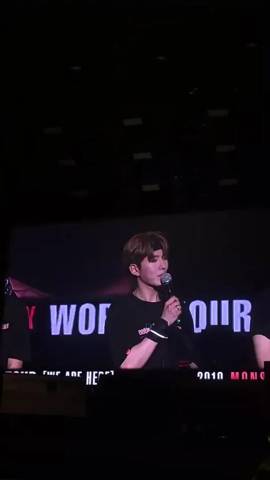 [Fancam][22.06.2019] The 3rd World Tour "WE ARE HERE" in Kuala Lumpur - Talk (Kihyun focus)