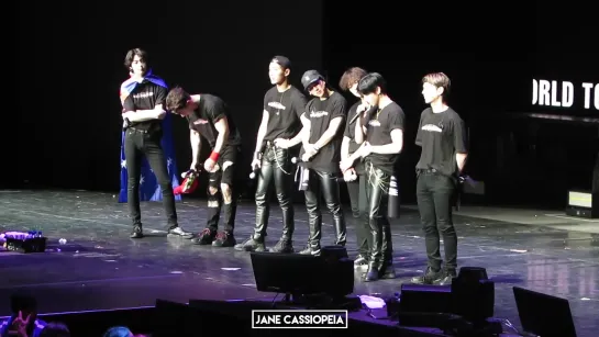 [Fancam][08.06.2019] The 3rd World Tour "WE ARE HERE" in Melbourne - I M & Minhyuk ment