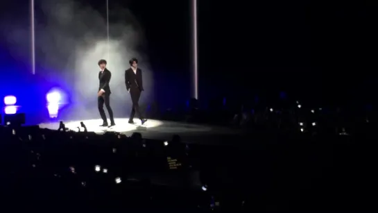 [Fancam][08.06.2019]  The 3rd World Tour "WE ARE HERE" in Melbourne - Hyungwon, Minhyuk, Kikyun (Myself-Bazzi)