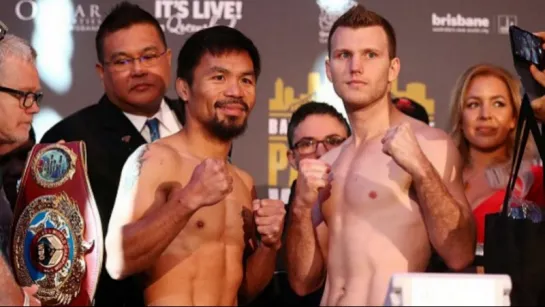 Pacquiao - Horn Weigh In Пакьяо - Хорн Взвешивание