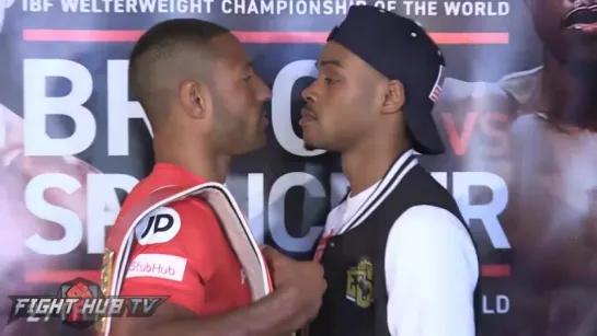 Kell Brook vs Errol Spence Face Off Final Press Conference