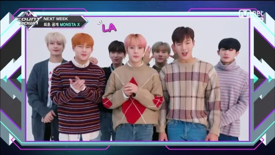 [VK][18.10.2018]  MONSTA X COMEBACK NEXTWEEK @ M!COUNTDOWN