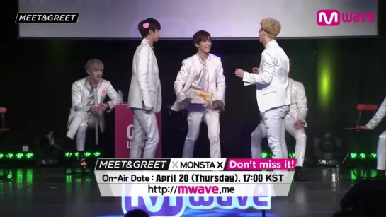 [VK][13.04.2017] MONSTA X @ Mwave MEET&GREET Teaser