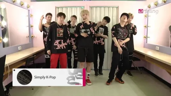 [RAW|VK][03.06.2015] Monsta X|Simply K-pop|Preview