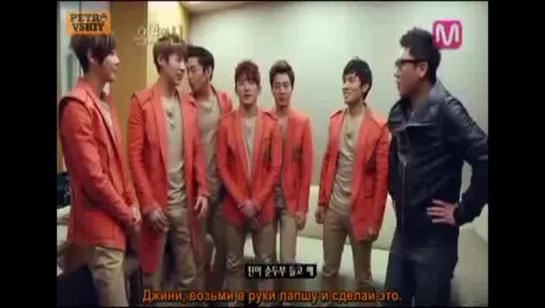 [RUS SUB] 25.04.2012 SHINHWA's congratulate dance