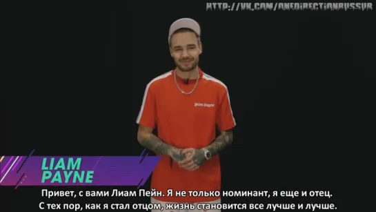 Liam Payne Talks About Being A Dad | 2018 iHeartRadio Music Awards [RUS SUB]