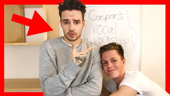 LIAM PAYNE LEARNS TO SING w/ Caspar Lee [RUS SUB]