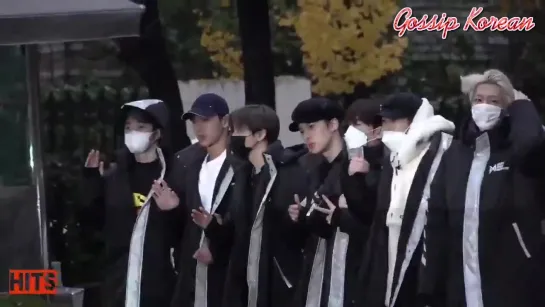 [Fancam][09.11.2018] MONSTA X on the way Music Bank