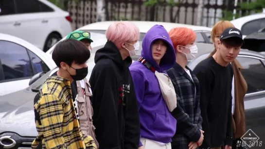 [VK][13.04.2018] MONSTA X at arrive Music Bank @ company 147