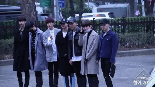 [Fancam][31.03.2017] MONSTA X arriving at Music Bank