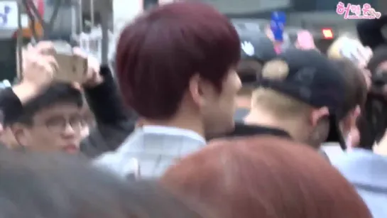 [Fancam][31.03.2017] MONSTA X arriving at Music Bank