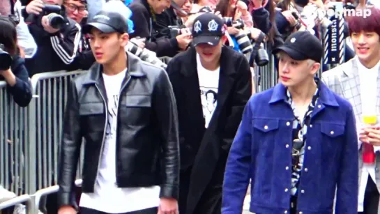 [Fancam][31.03.2017] MONSTA X arriving at Music Bank