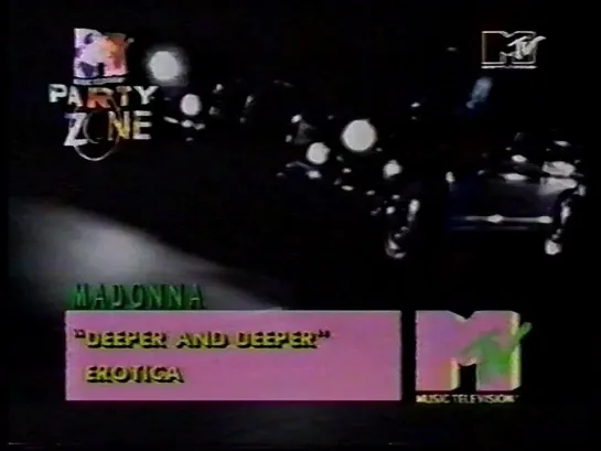 Madonna - Deeper And Seeper (MTV, декабрь 1992) не до конца