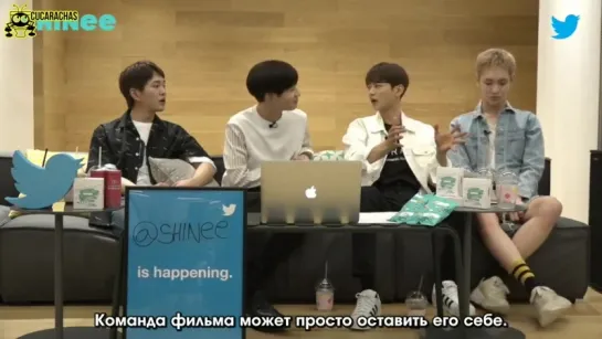 [RUSSUB] Welcome to SHINee Our Room Twitter Blueroom Live