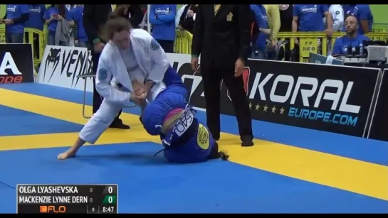 Mackenzie Dern vs Olga Lyashevska Absolute 2016 IBJJF Europeans