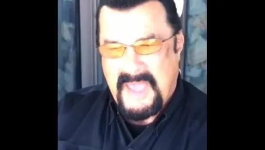 Приветствие от #StevenSeagal #MaritalArts #Astana