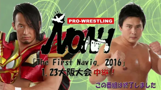 Pro Wrestling NOAH The First Navigation 2016 (2016.01.23) - День 9