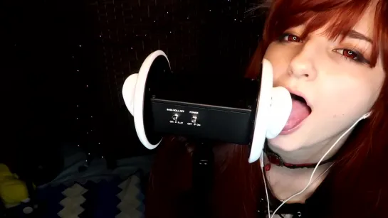 [AftynRose ASMR] Ear licking  Ear noms