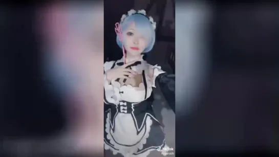 Tik Tok anime cosplay Rem Re zero