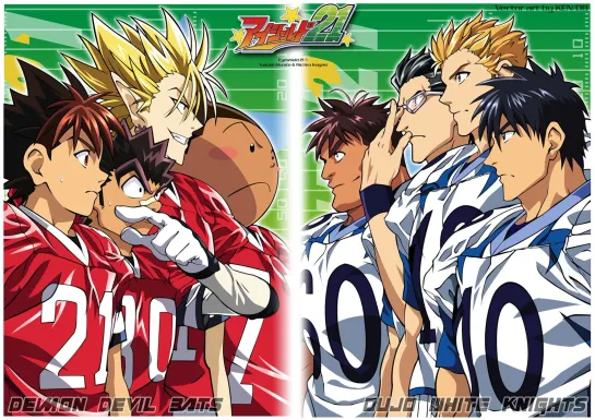 аниме 2005 Айшилд 21 134-145 из 145 Забрало 21 Eyeshield 21 все серии