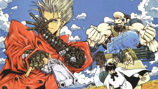 аниме 1998 Триган 1-13 из 26 Trigun все серии