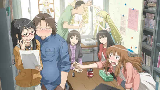 аниме 2013 Гэнсикэн 3 сезон 1-13 из 13 Genshiken TV3 все серии