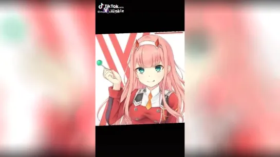 Tik Tok anime Darling in the franxx Zero Two