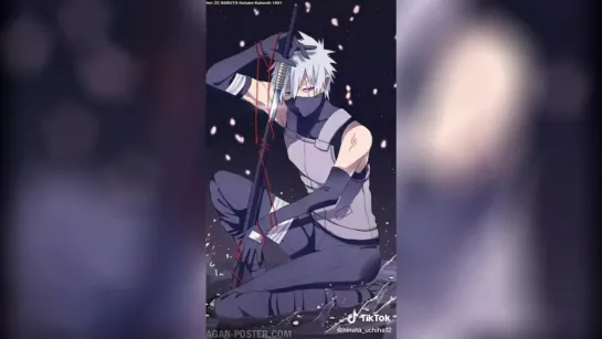 Tik Tok anime art combi Naruto Kakashi