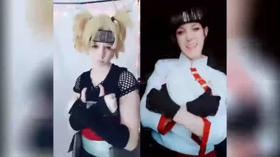 TikTok cosplay Naruto Temari Ten Ten