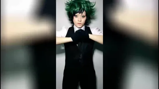 Tik Tok anime cosplay Изуку Мидория Deku Моя геройская академия Boku no Hero Academia