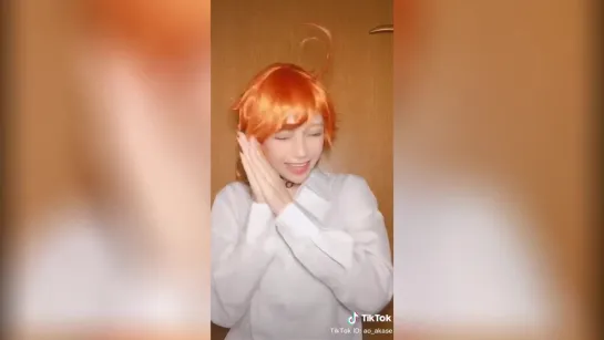 Tik Tok anime cosplay Emma Эмма Yakusoku no Neverland Обещанный Неверленд